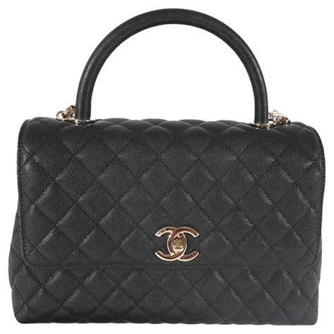 chanel caviar top handle|Chanel Top Handle Bags .